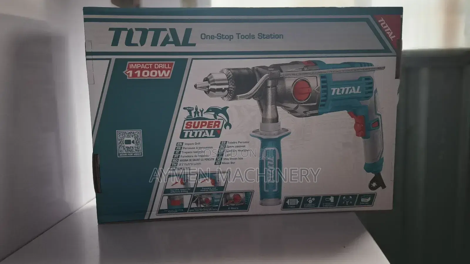 Total 1100w 16mm Drill