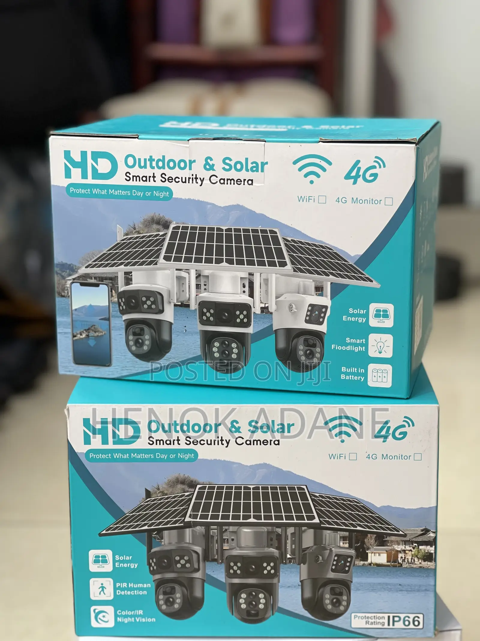 Hd Outdoor and Solar Panel 360 Degrees Security Camera