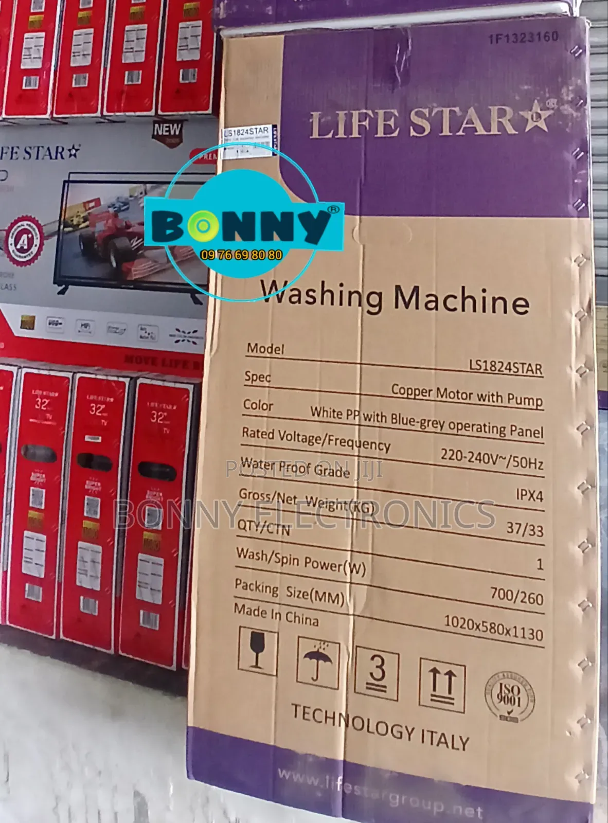 Life Star Semi-Automatic Washing Machine – 18kg