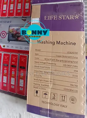 Life Star Semi-Automatic Washing Machine – 18kg