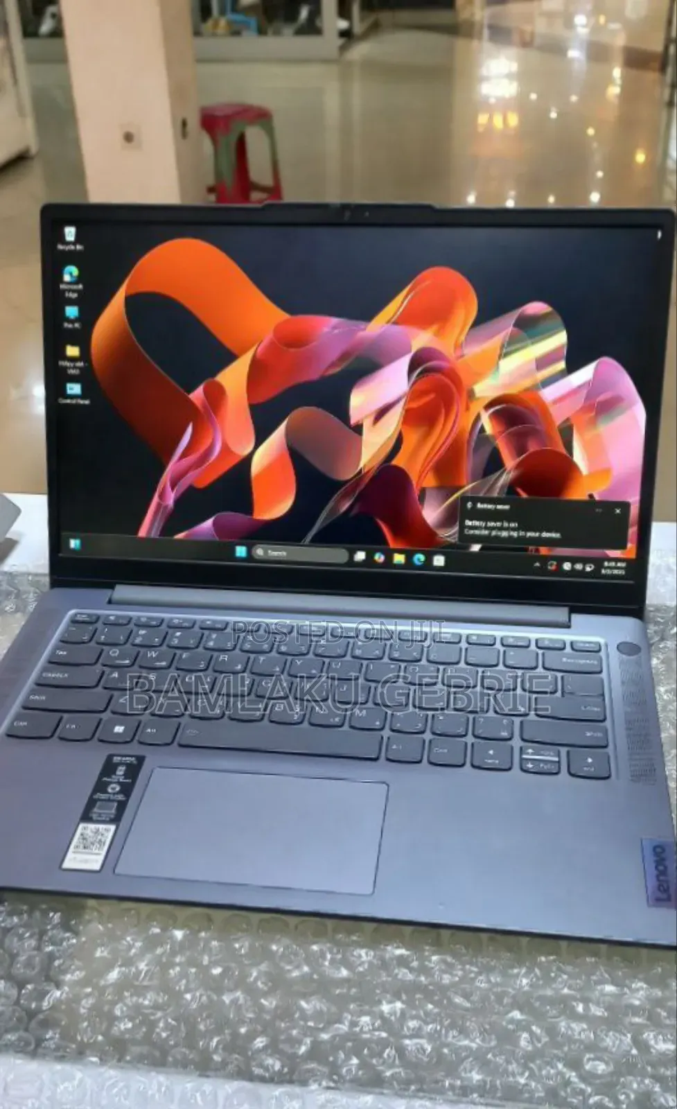 New Laptop Lenovo Ideapad 3 8GB Intel Core I5 SSD 512GB