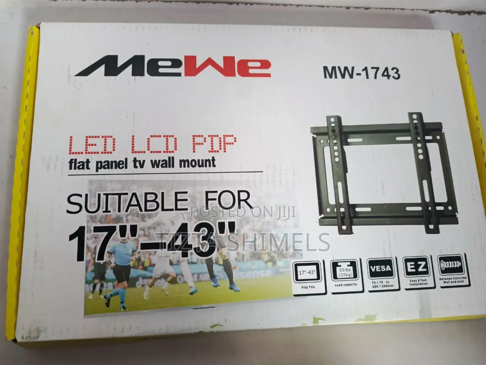Mewe Mw-1743 Led Lcd Pdp Flat Panel Tv Wall Mount