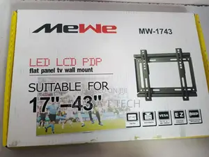 Mewe Mw-1743 Led Lcd Pdp Flat Panel Tv Wall Mount