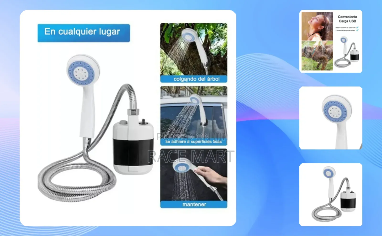 Portable Outdoor Shower Pum