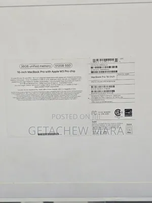 New Laptop Apple MacBook Pro M1 16GB AMD Ryzen 5 SSD 512GB