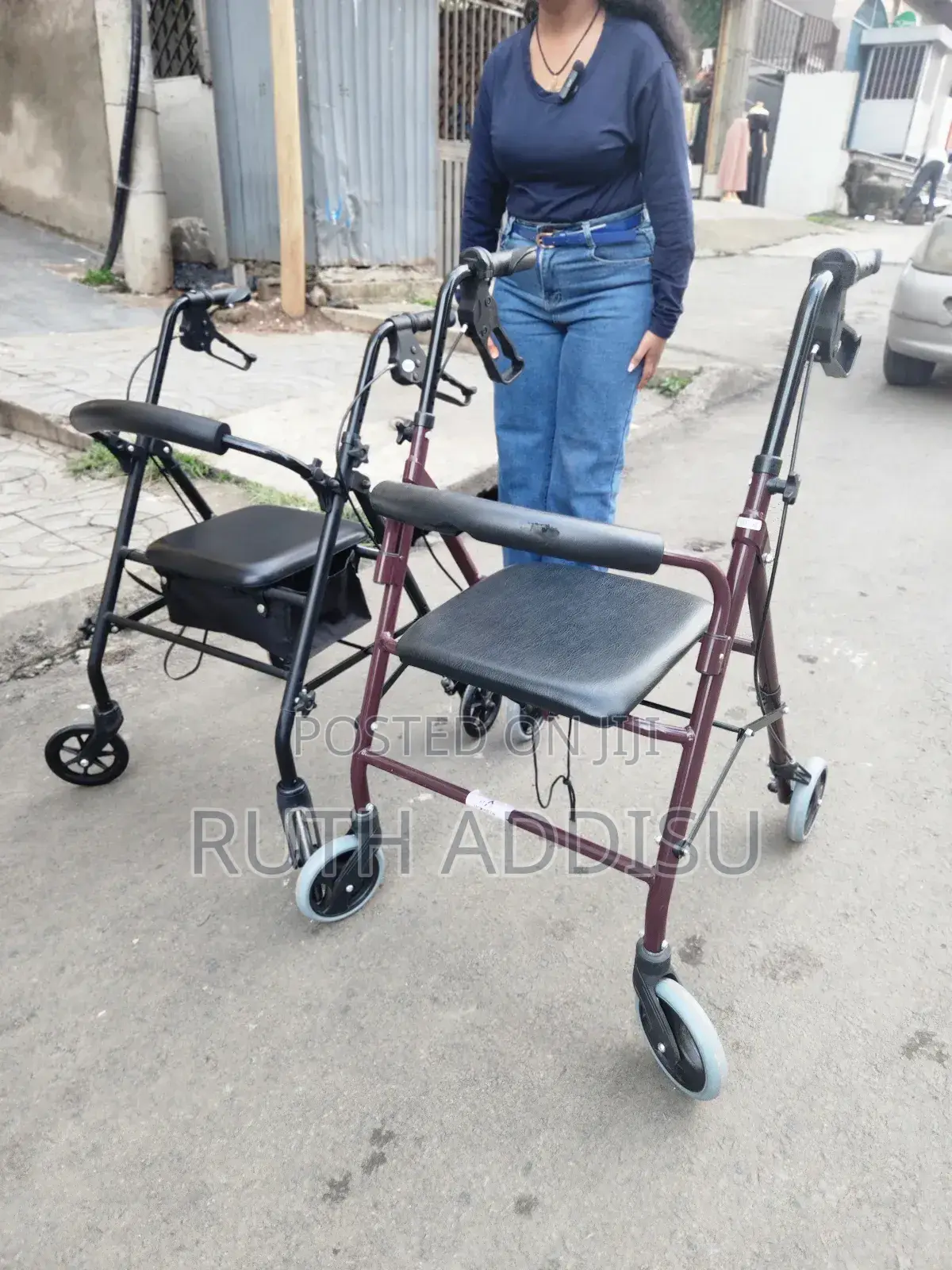 Walker European Standard Walker朱諾four Wheel Framed Walker