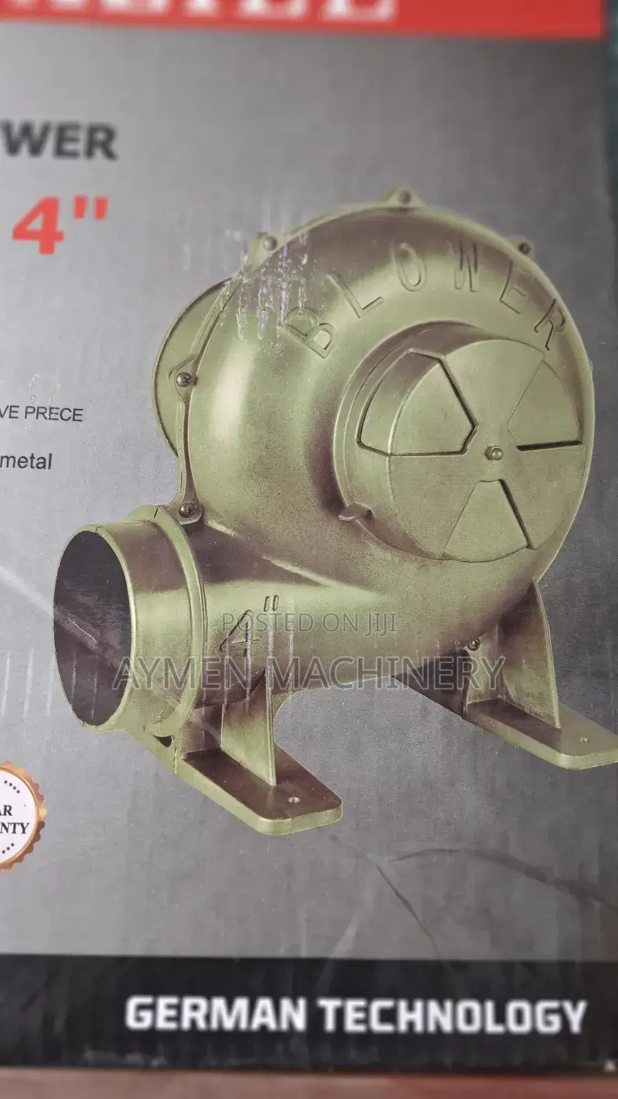 Electric Blower 4" 550watt ፎርጃ 4ኢንች