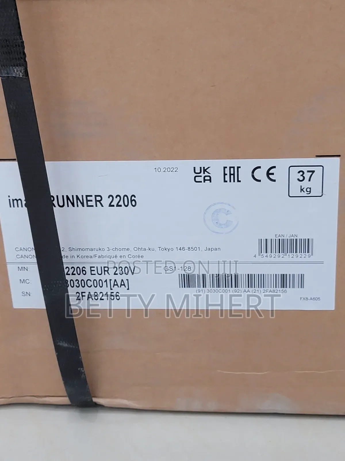 Canon 2206 Image Runner Copy Machine