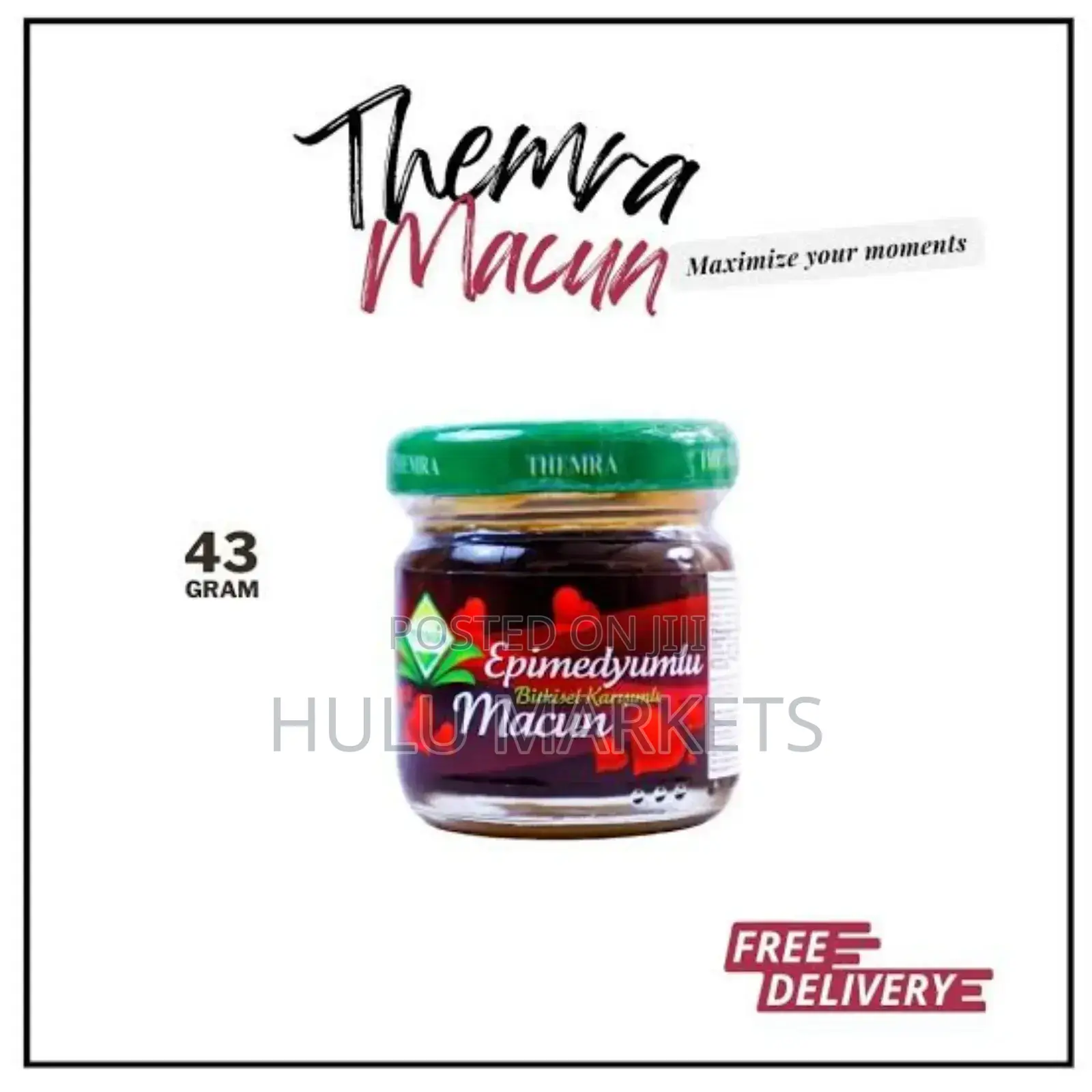.Themra Epimedium Macun 43g or 240g Jar