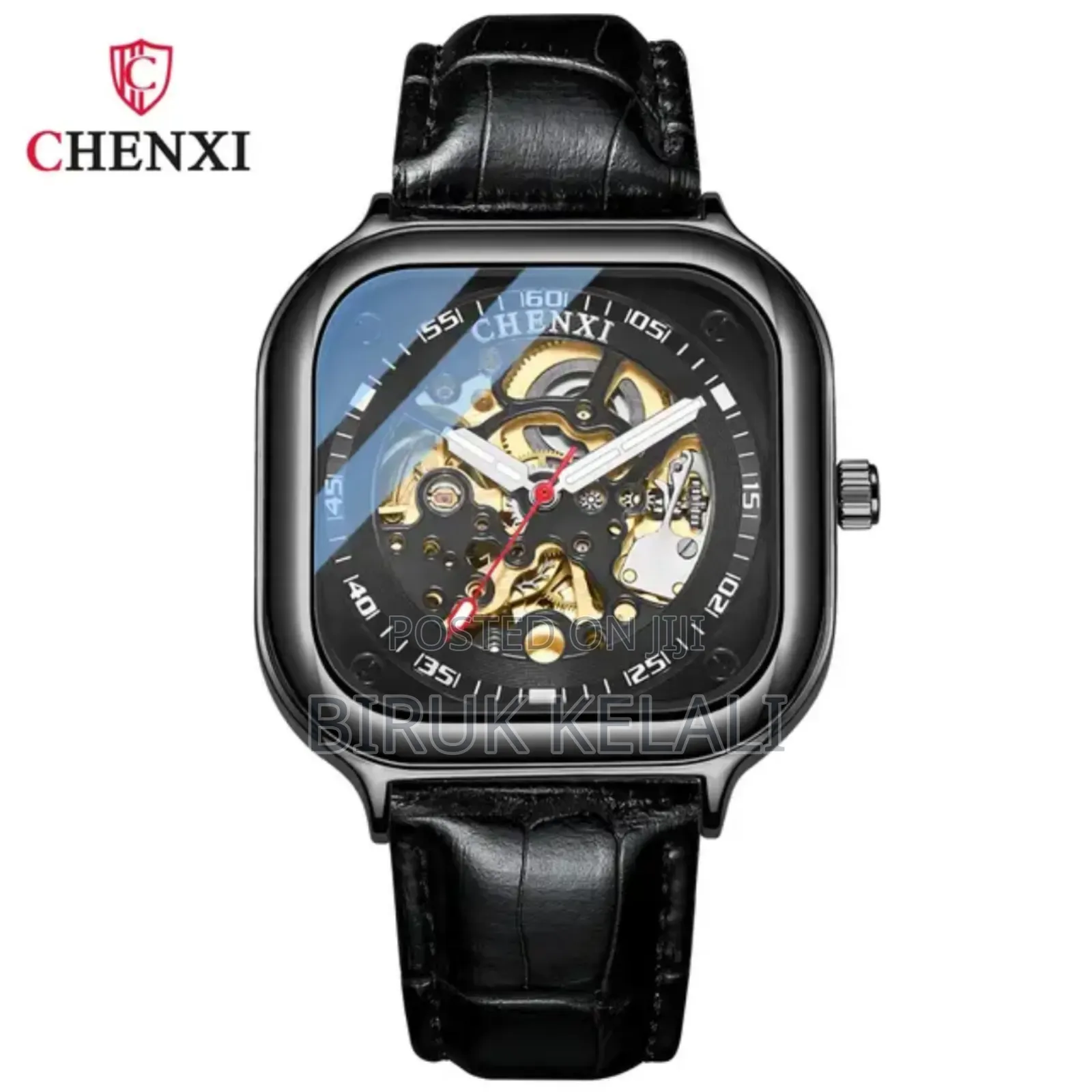 Chenxi Luxury Full Black Mechanical Watch