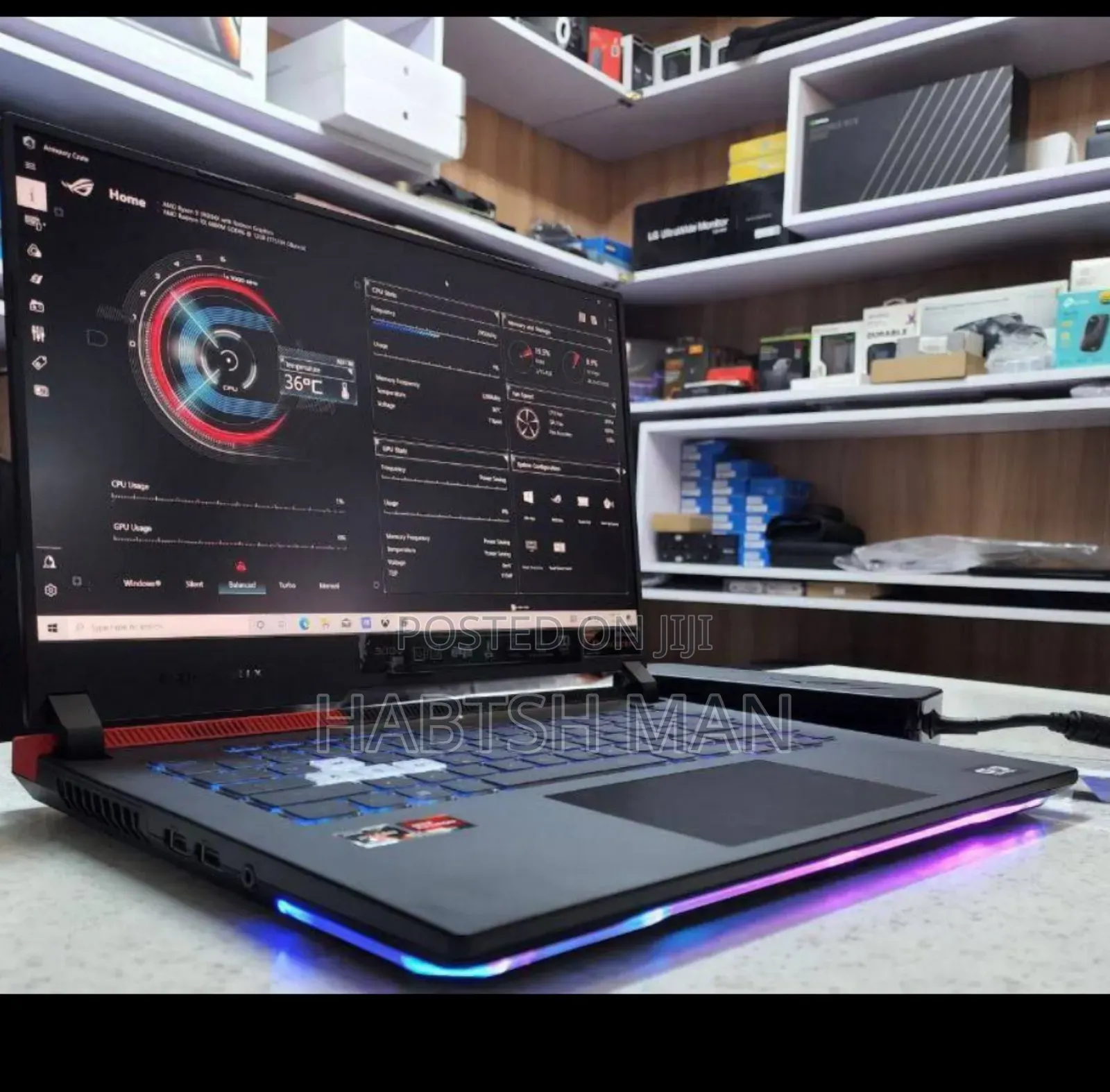New Laptop Asus ROG Strix G15 16GB AMD Ryzen 9 SSD 512GB