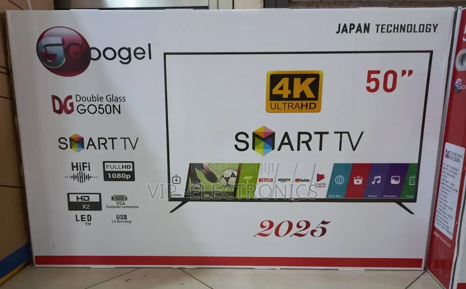 Google 50 Inch Tv Smart Altra Hd Android New 2025 Tv