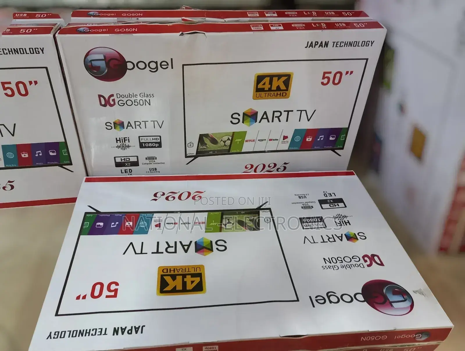 Google 50 Inch Tv Smart Altra Hd Android New 2025 Tv