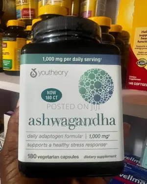 Photo - Youtheory Ashwagandha : Natural Stress Support 180 Capsules