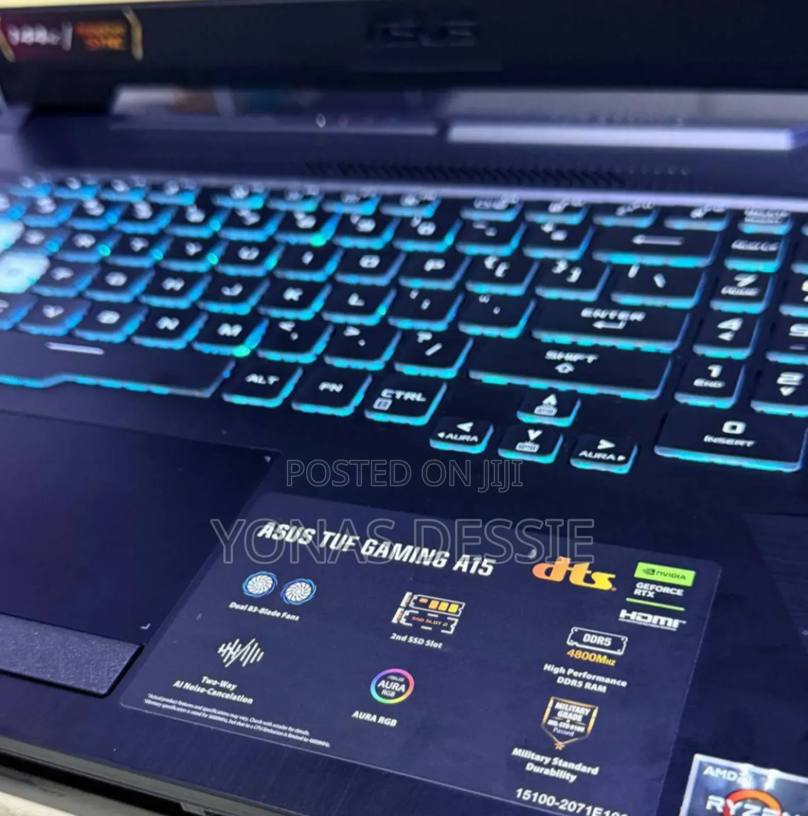 New Laptop Asus TUF Dash F15 16GB Intel Core i7 SSD 512GB