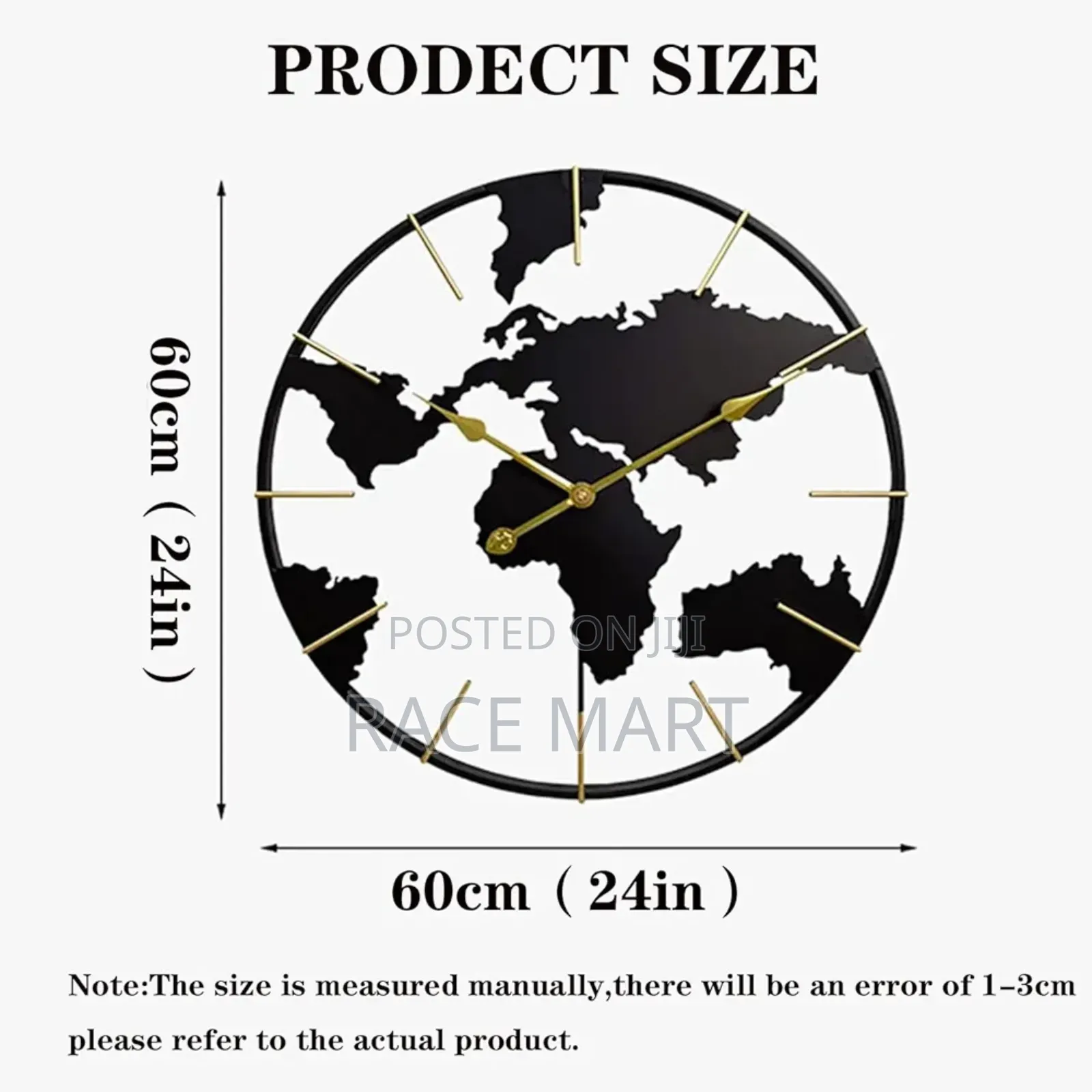 Metal Wall Clock የግድግዳ ሰአት