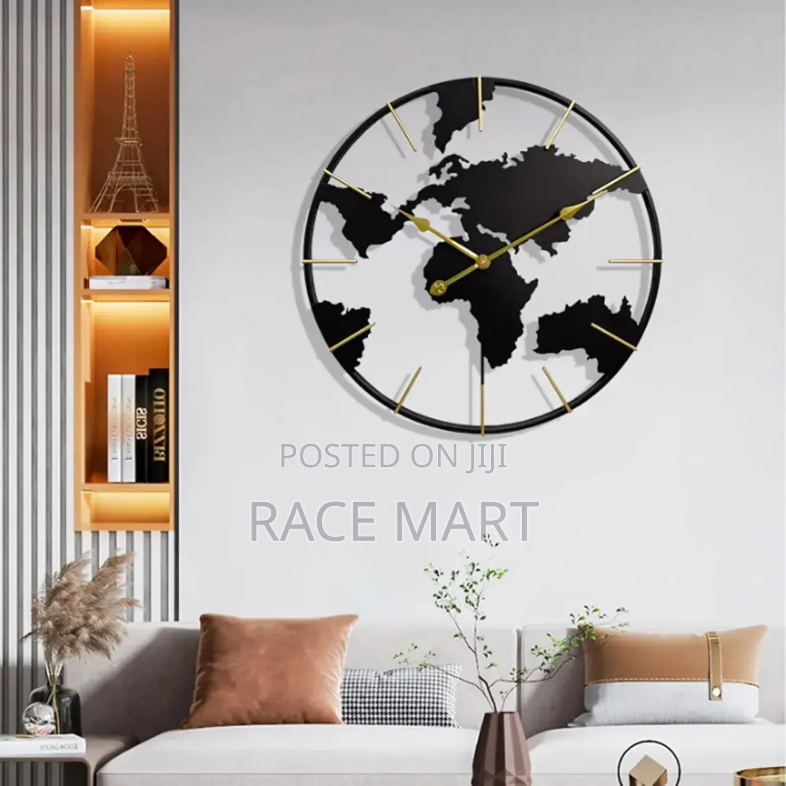 Metal Wall Clock የግድግዳ ሰአት