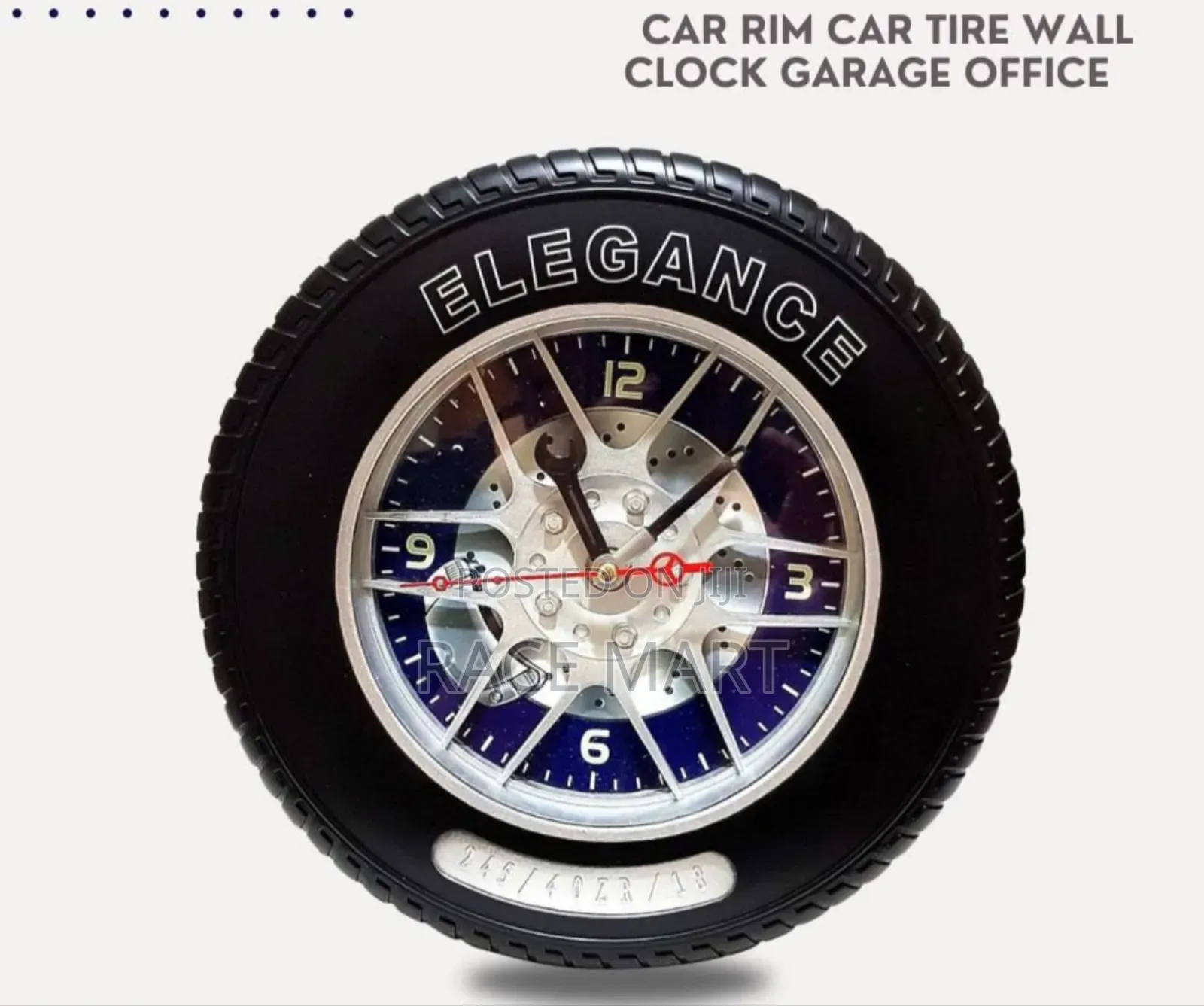 Car Rim Car Tire Wall Clock