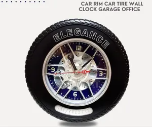 Car Rim Car Tire Wall Clock