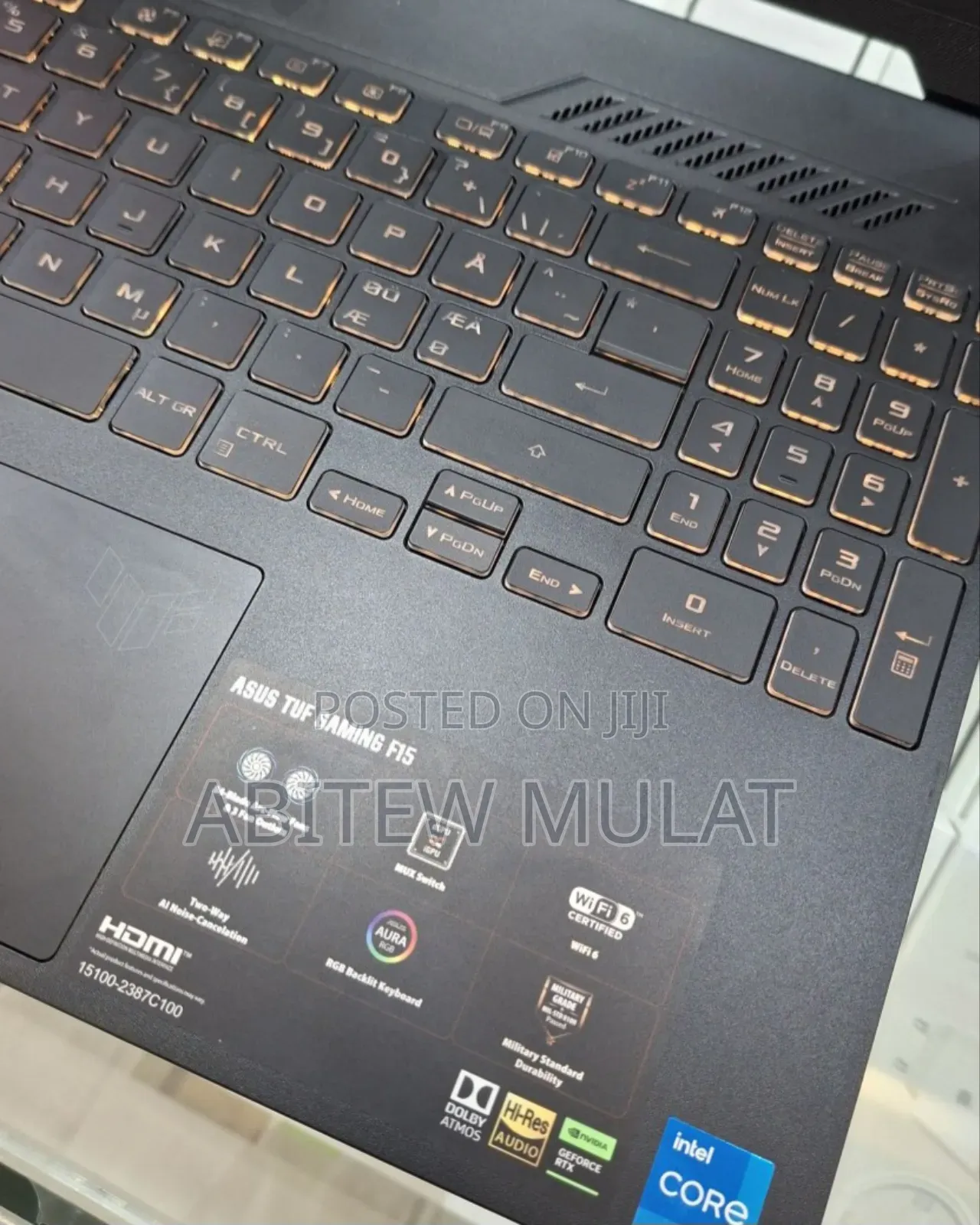 New Laptop Asus TUF Gaming A15 16GB Intel Core I5 SSD 512GB