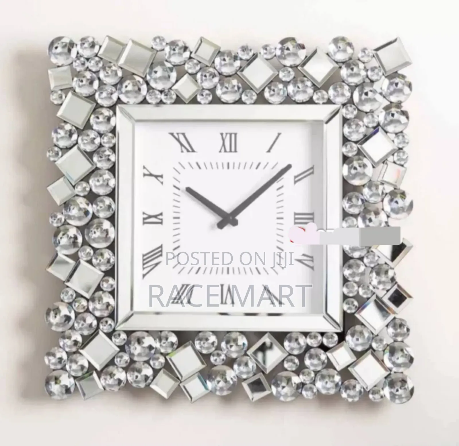 Glass Wall Clock