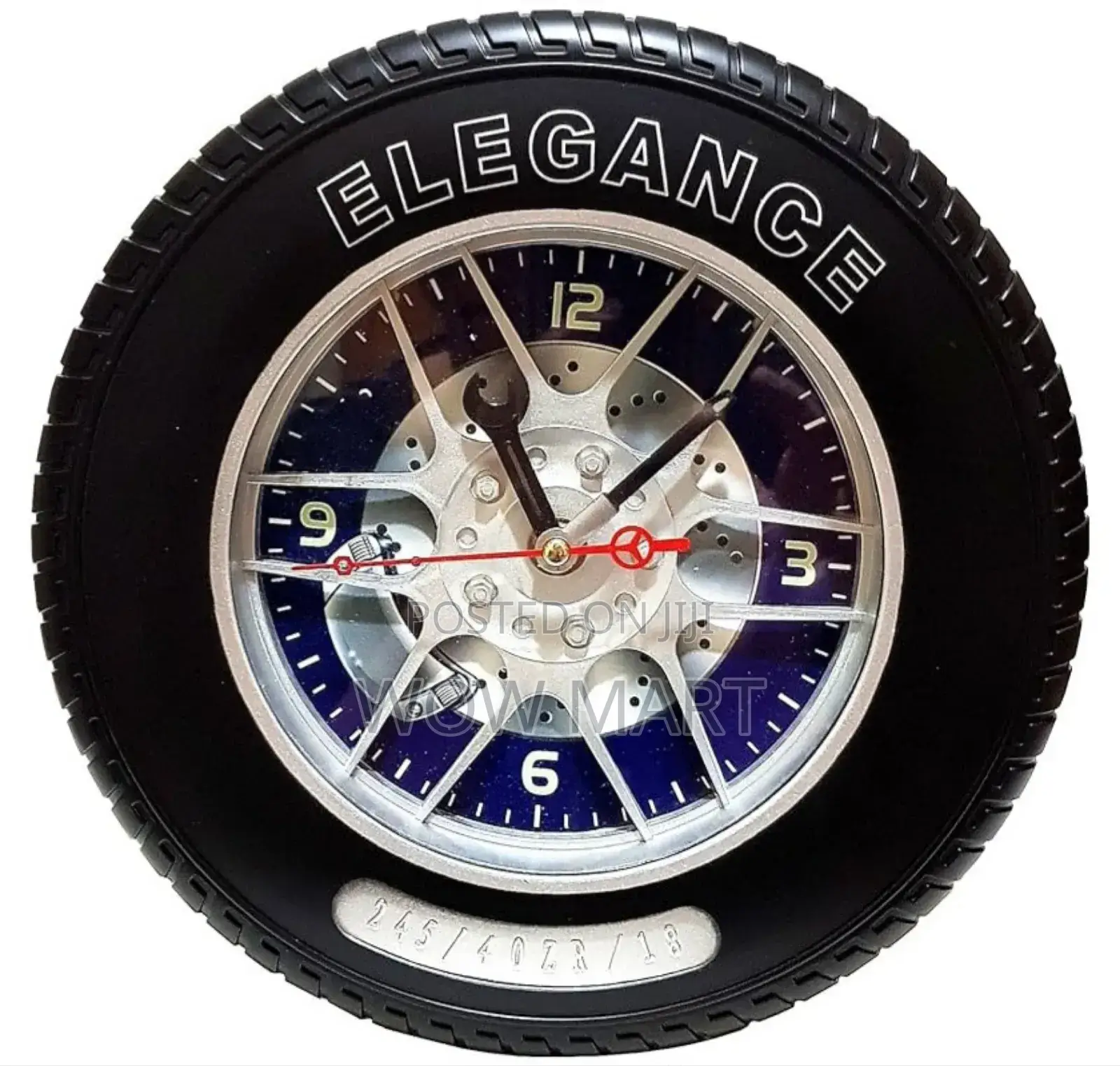 Car Rim Car Tire Wall Clock