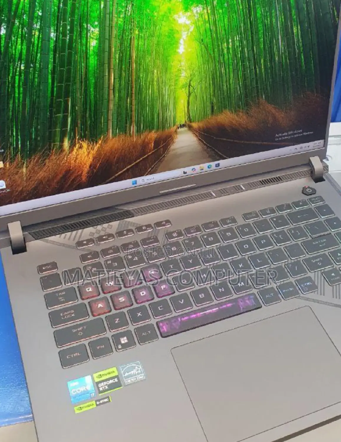 New Laptop Asus ROG Strix G15 16GB Intel Core I7 SSD 1T