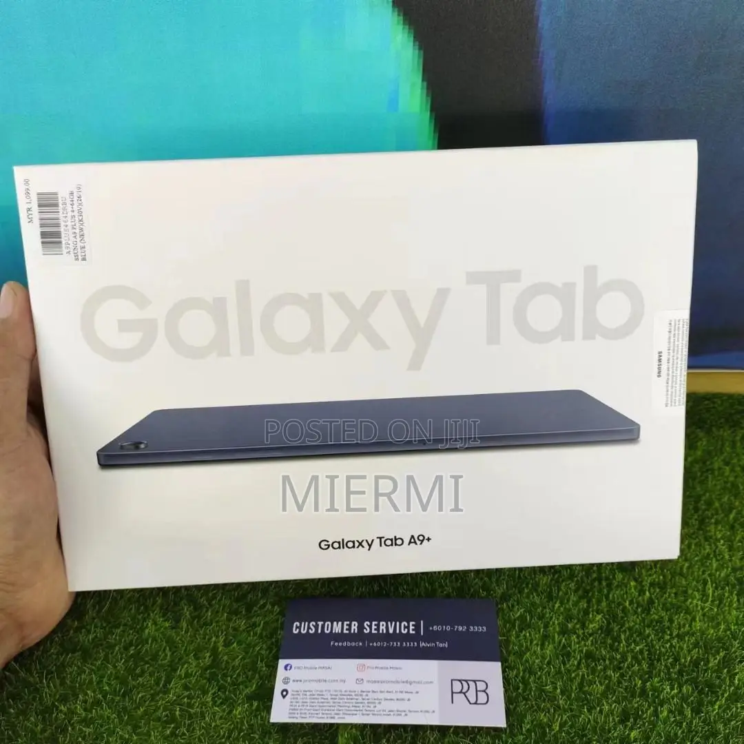 New Samsung Galaxy Tab A9+ 64 GB Black