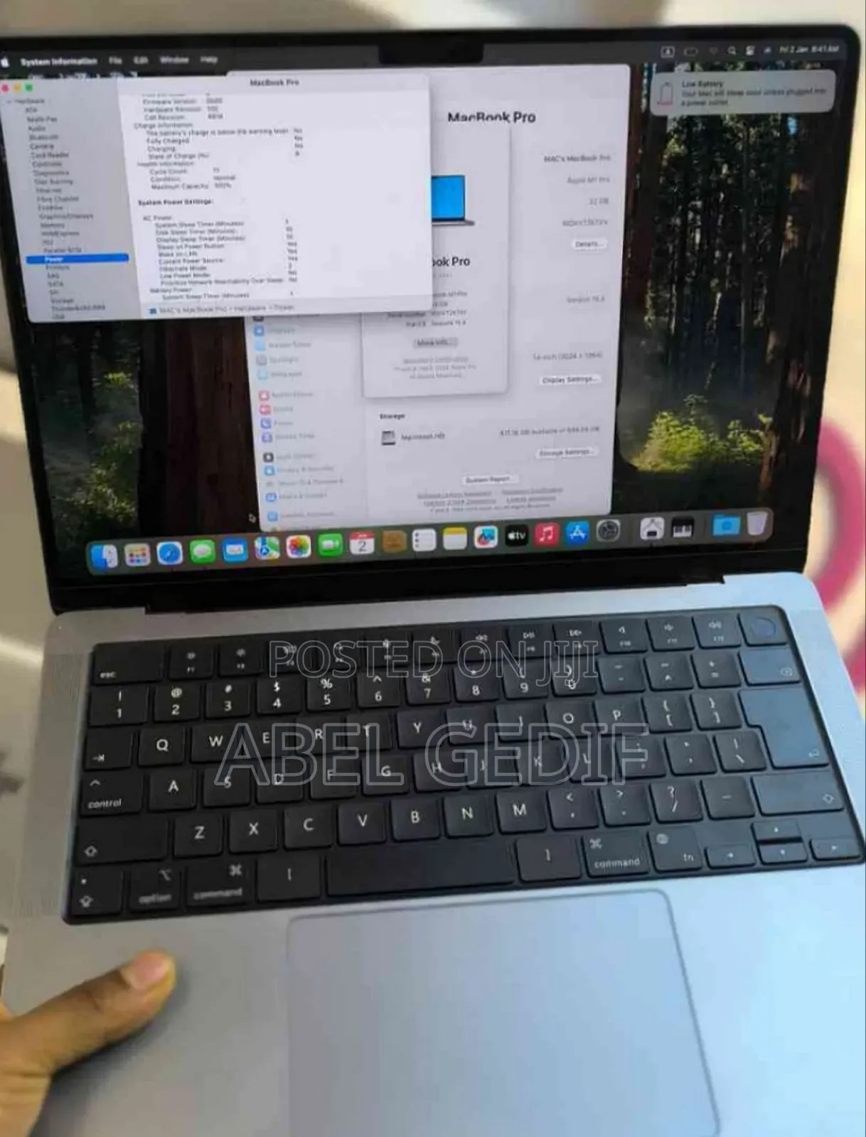 New Laptop Apple MacBook Pro M1 32GB Apple M1 Pro SSD 1T