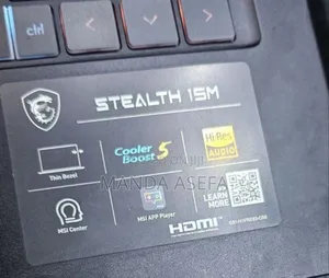 New Laptop MSI Stealth 16 AI Studio 16GB Intel Core I7 SSD 1T