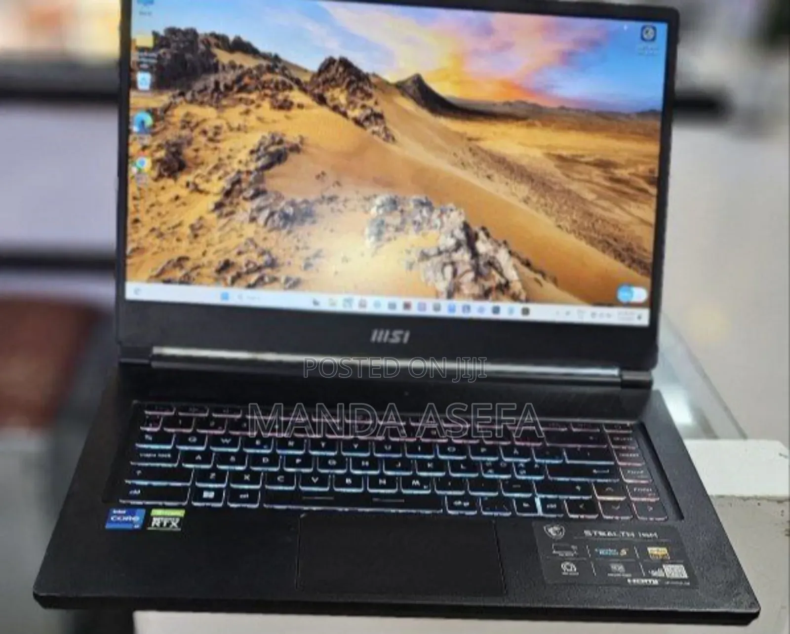 New Laptop MSI Stealth 16 AI Studio 16GB Intel Core I7 SSD 1T