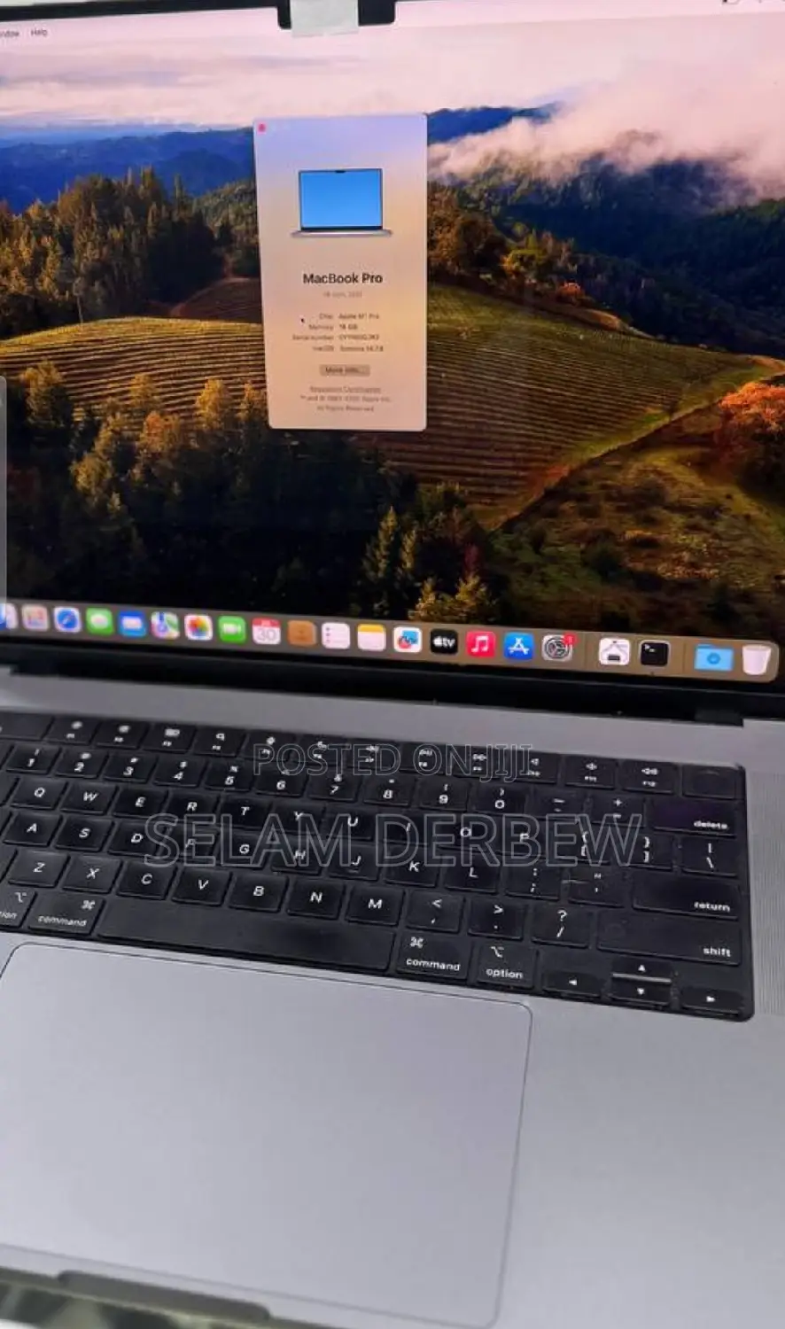 New Laptop Apple MacBook Pro M1 16GB Apple M1 Pro SSD 512GB