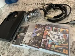 Photo - Ps3slim ከተለያዩ ጌሞች ጋር