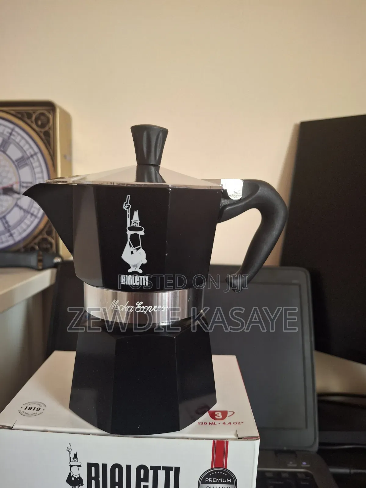 Bialetti Moka Pot 3 Cups- Coffee Maker Mde in Italy