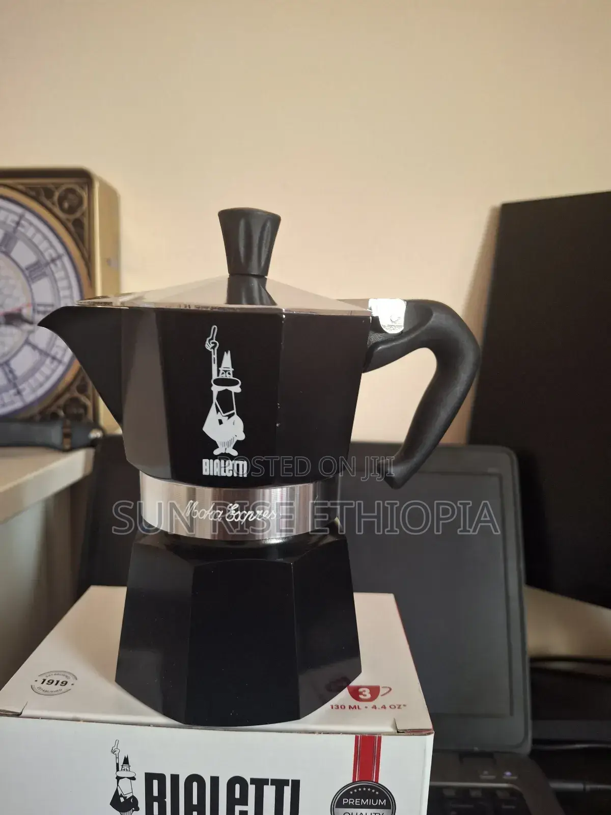 Bialetti Moka Pot 3 Cups- Coffee Maker Mde in Italy