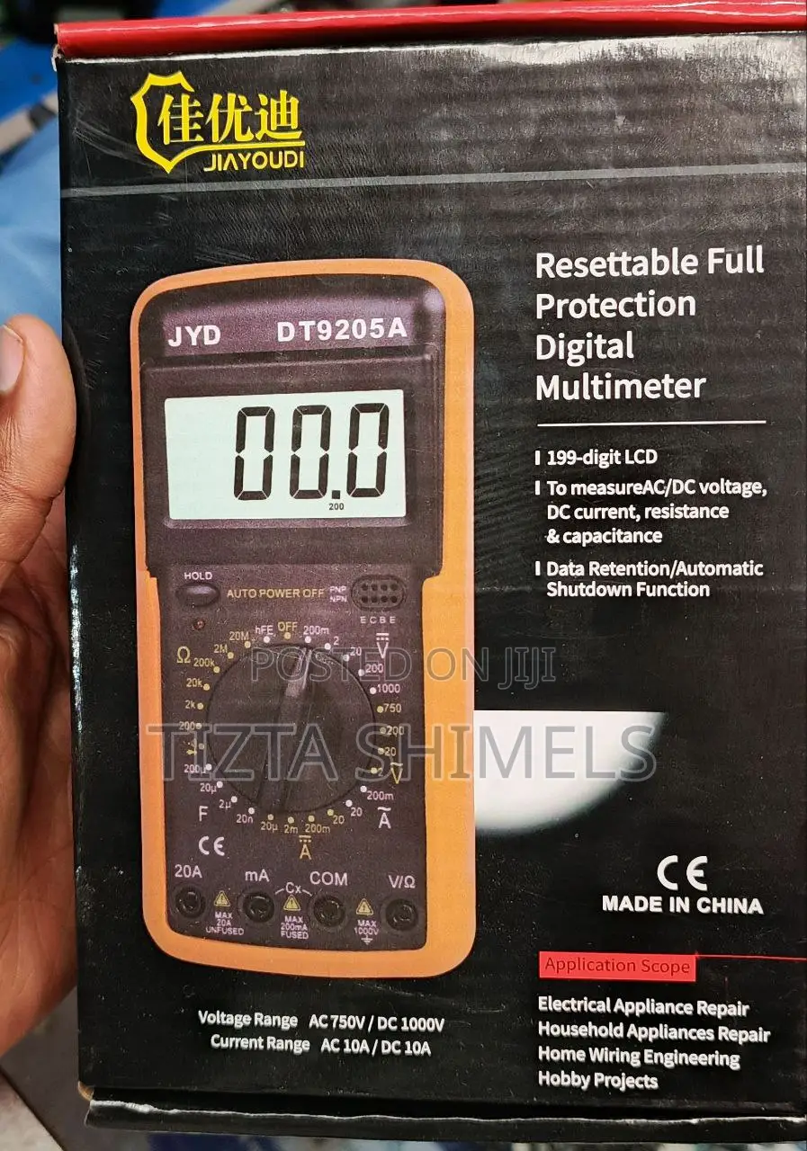 Digital Multimeter Jyd Dt9205a