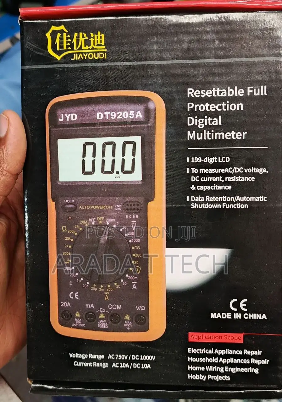 Digital Multimeter Jyd Dt9205a
