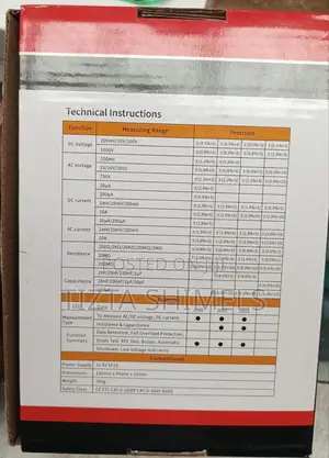 Digital Multimeter Jyd Dt9205a