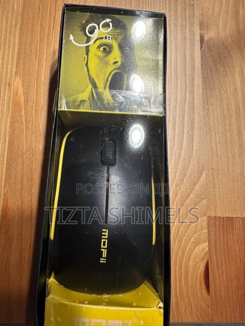 Bluetooth Mouse Black Yellow Accent Mofii Go18