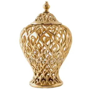 Metallic Cutwork Detail Decorative Flower