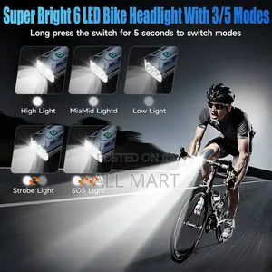Photo - Rechargeable Bicycle Light and Horn