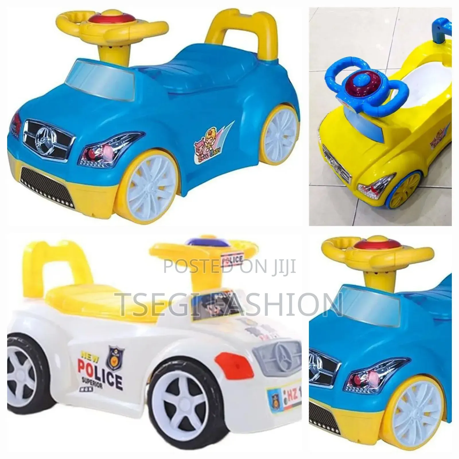 የመኪና ቅርፅ የልጆች ፖፖ