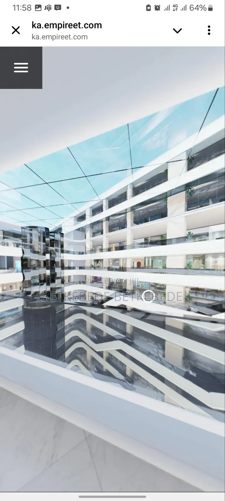 ዘመናዊ የንግድ ሱቅ ሸያጭ በካዛንቺስ ከወለድ ነፃ በሆነ የባንክ አማራጭ