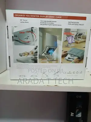 Laptop Stand With Electric Fan