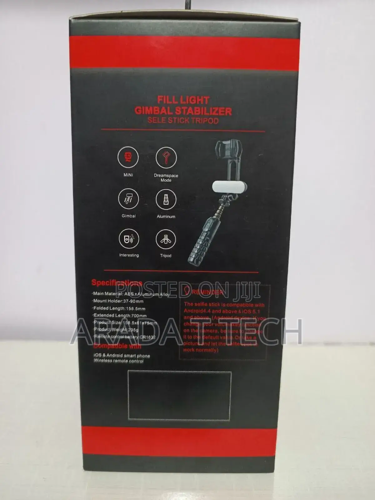 Q09 Gimbal Stabilizer – Selfie Stick Tripod With Fill Ligh