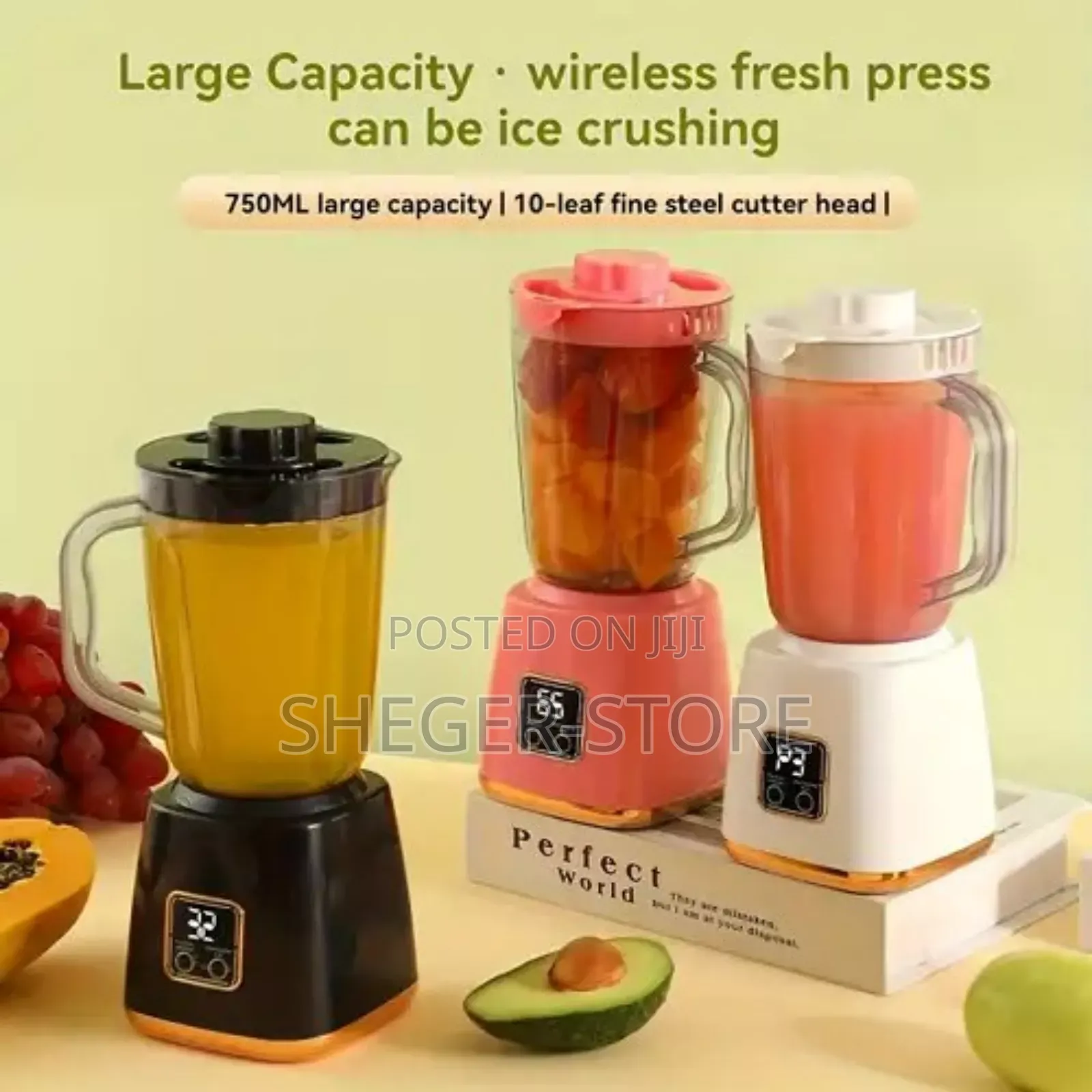 Portable Mini Juicer Blender (የጁስ መፍጫ)