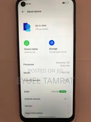 Photo - New Oppo A72 5G 128 GB
