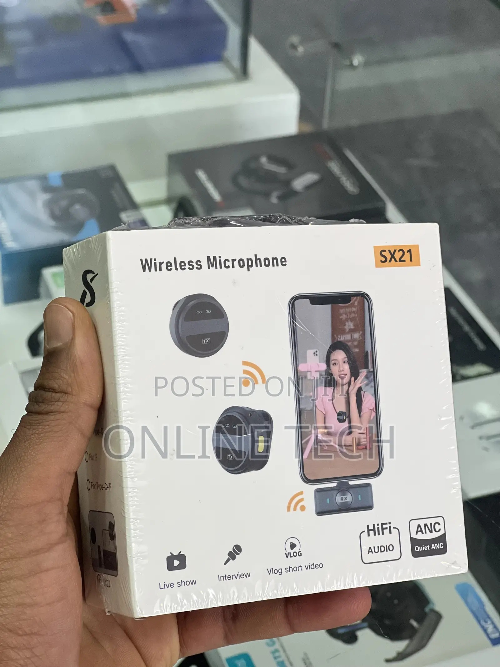 Sx21 Wireless Microphone Mini Portable