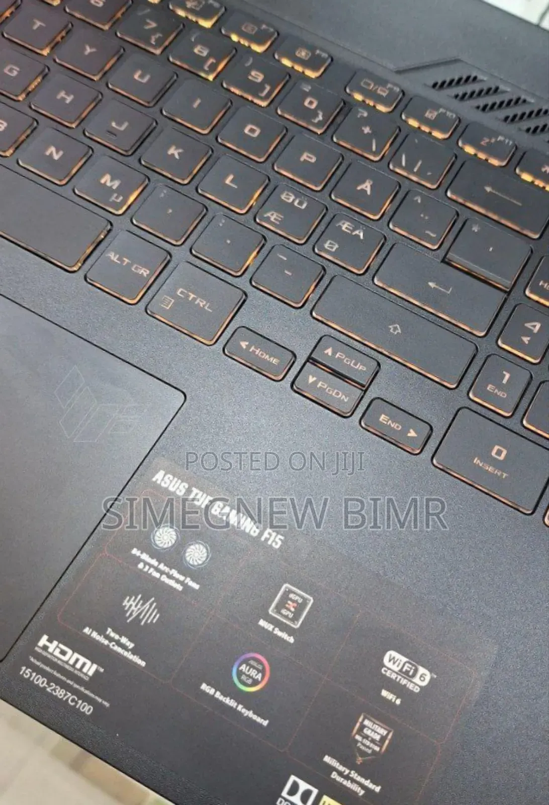 New Laptop Asus TUF Gaming A15 16GB Intel Core I5 SSD 512GB