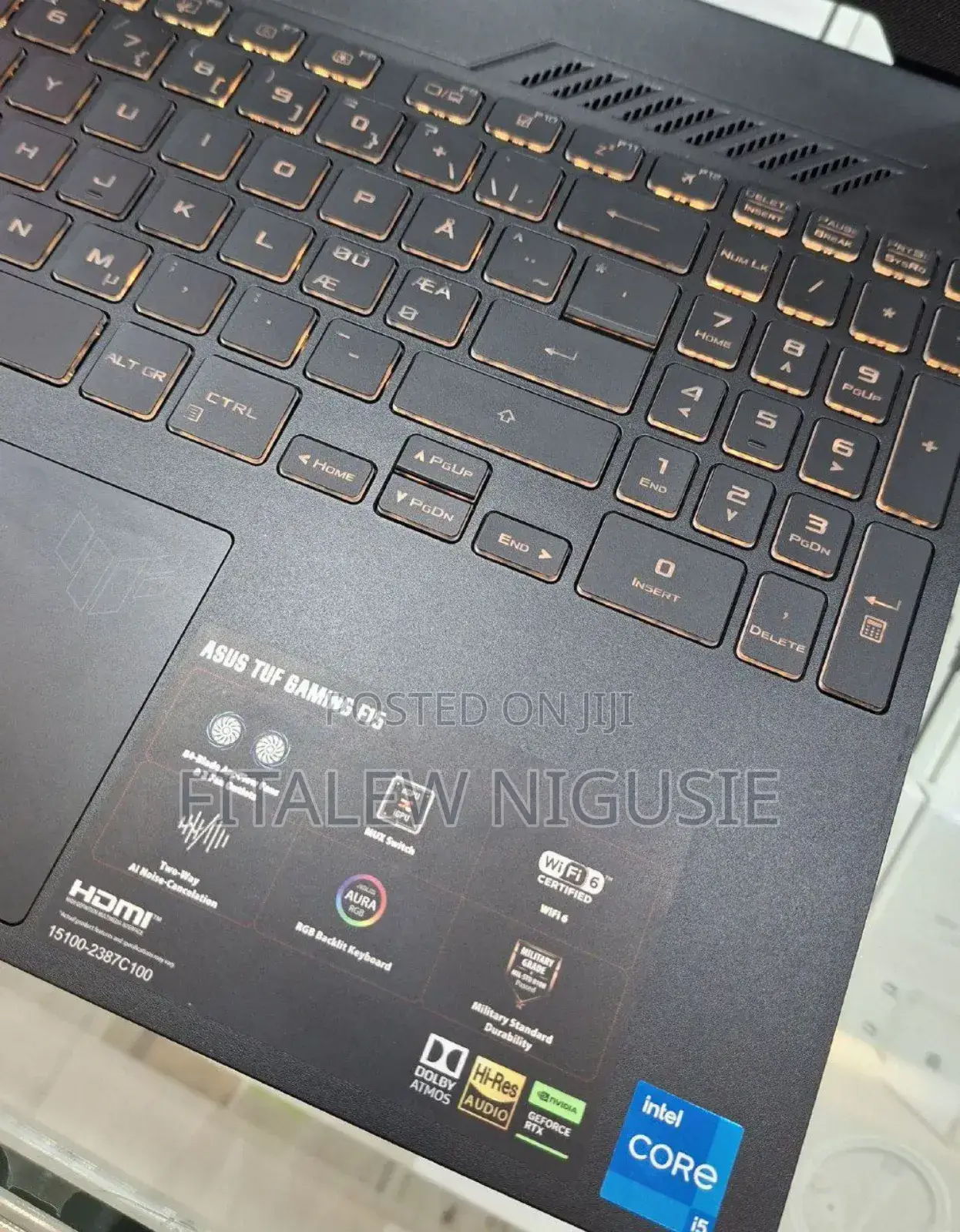 New Laptop Asus TUF Gaming A15 16GB Intel Core I5 SSD 512GB